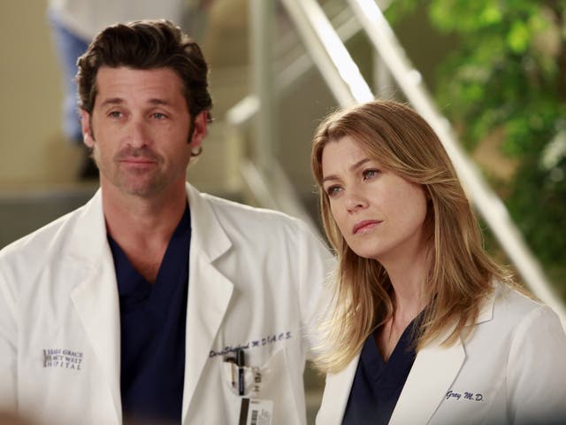 Patrick Dempsey and Ellen Pompeo in ‘Grey’s Anatomy’