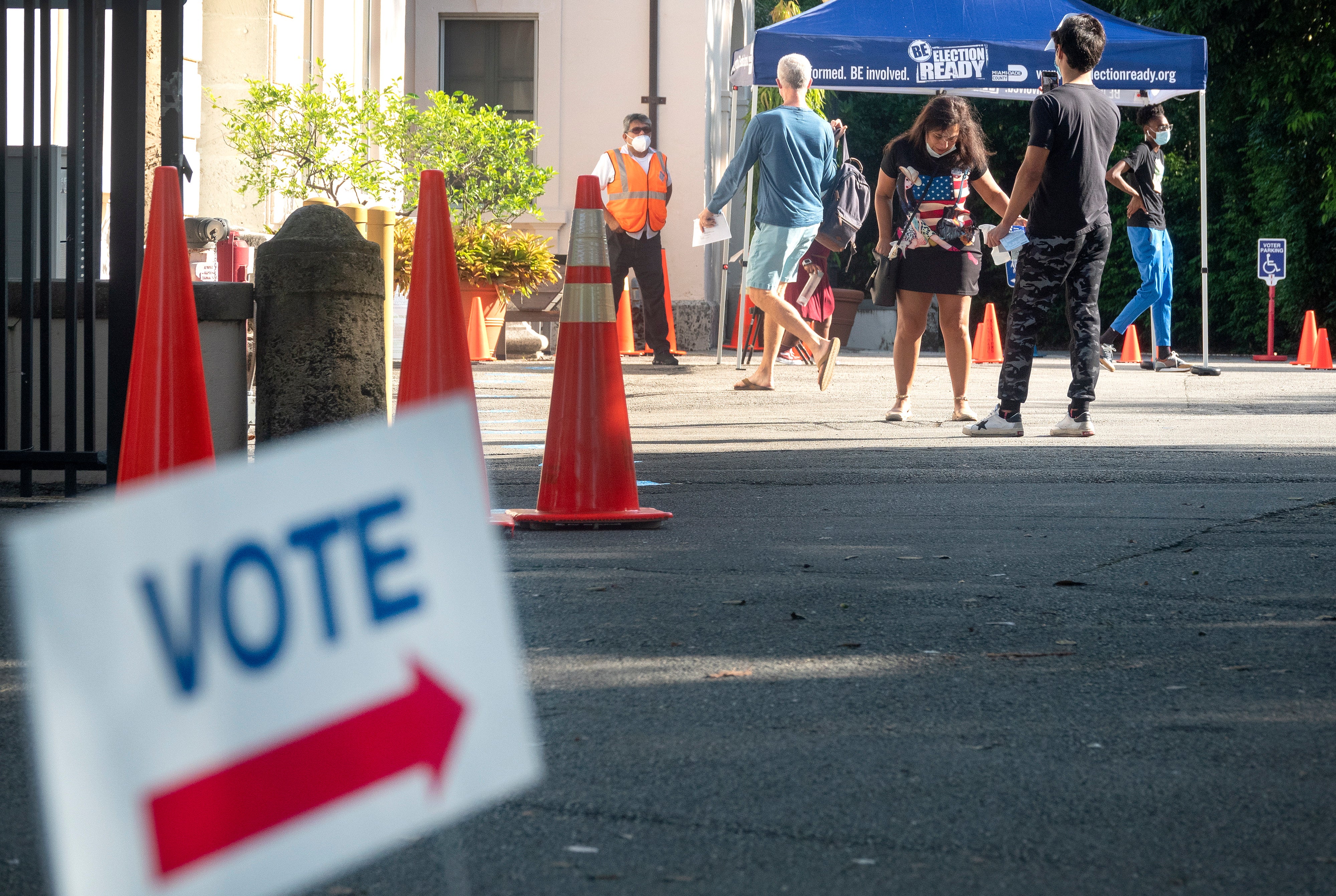 A polling station in Florida