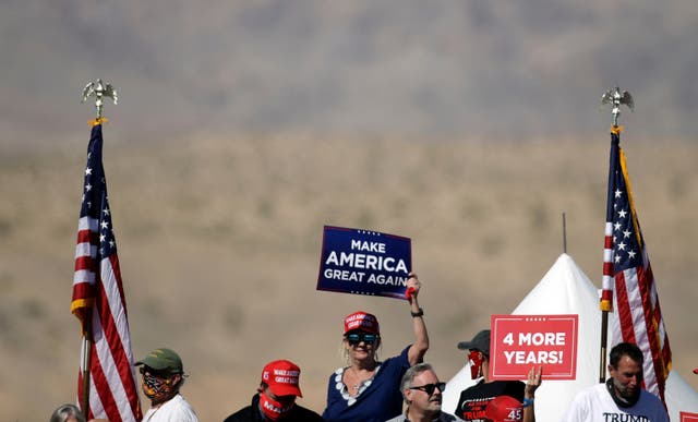 President Trump was in Arizona for two more rallies on Wednesday.