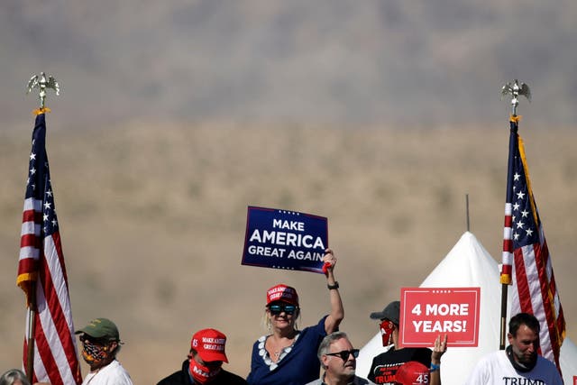 President Trump was in Arizona for two more rallies on Wednesday.