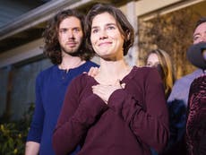  Amanda Knox gets mixed reaction to joke about US election