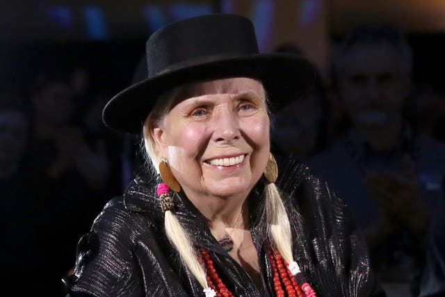 Joni Mitchell attends the 35th annual NAMM TEC Awards on 18 January 2020 in Anaheim, California