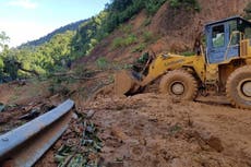 8 killed, 42 missing in landslides in typhoon-hit Vietnam