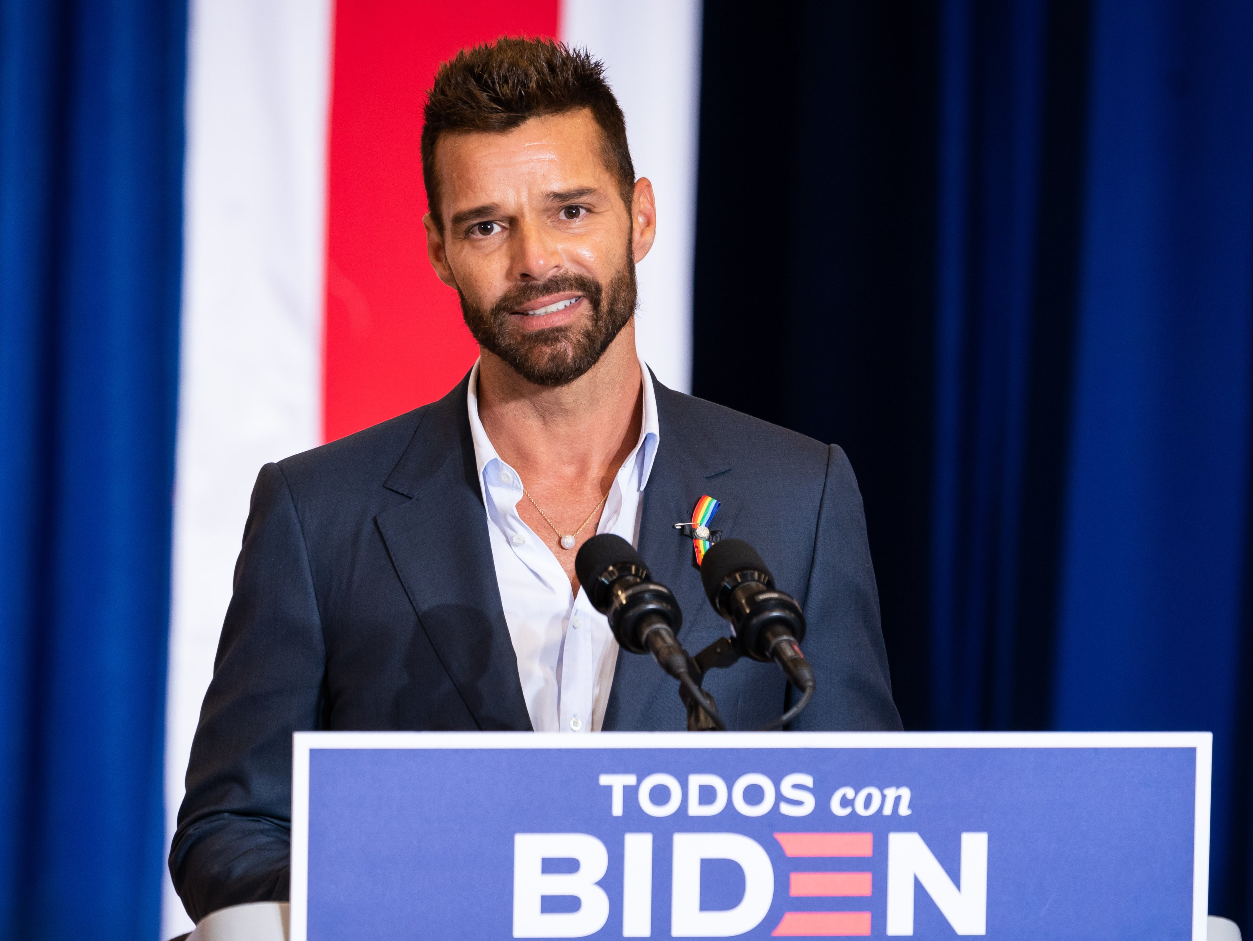 Ricky Martin is supporting Biden in the 2020 election