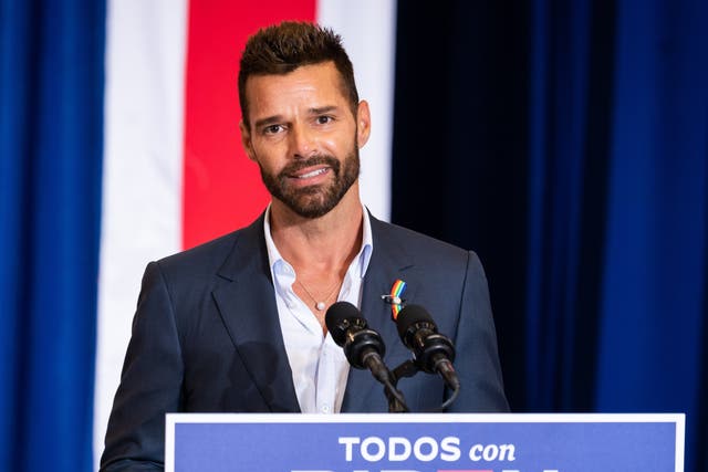 Ricky Martin is supporting Biden in the 2020 election