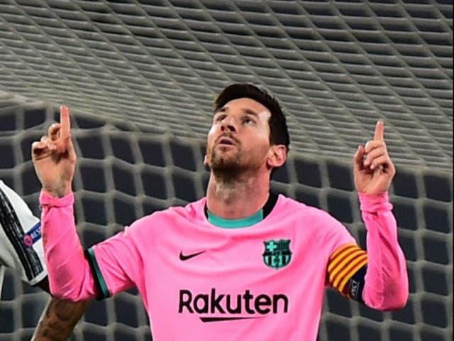 El delantero del Barcelona Lionel Messi