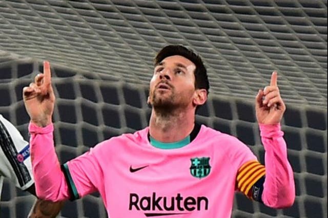 El delantero del Barcelona Lionel Messi
