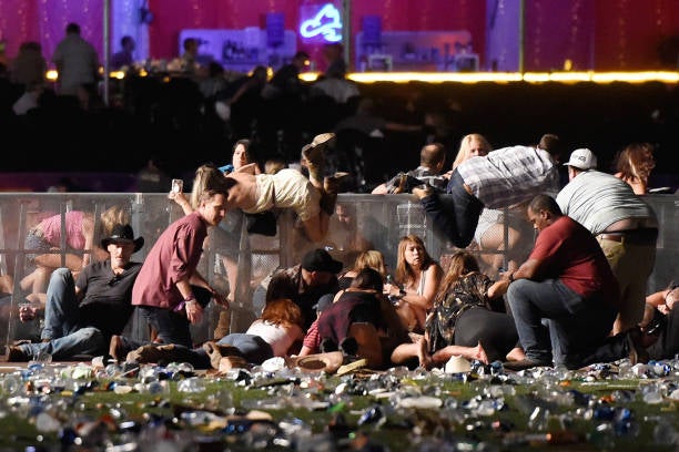 The Route 91 Harvest country music festival shooting left 58 dead on October 1, 2017 in Las Vegas, Nevada