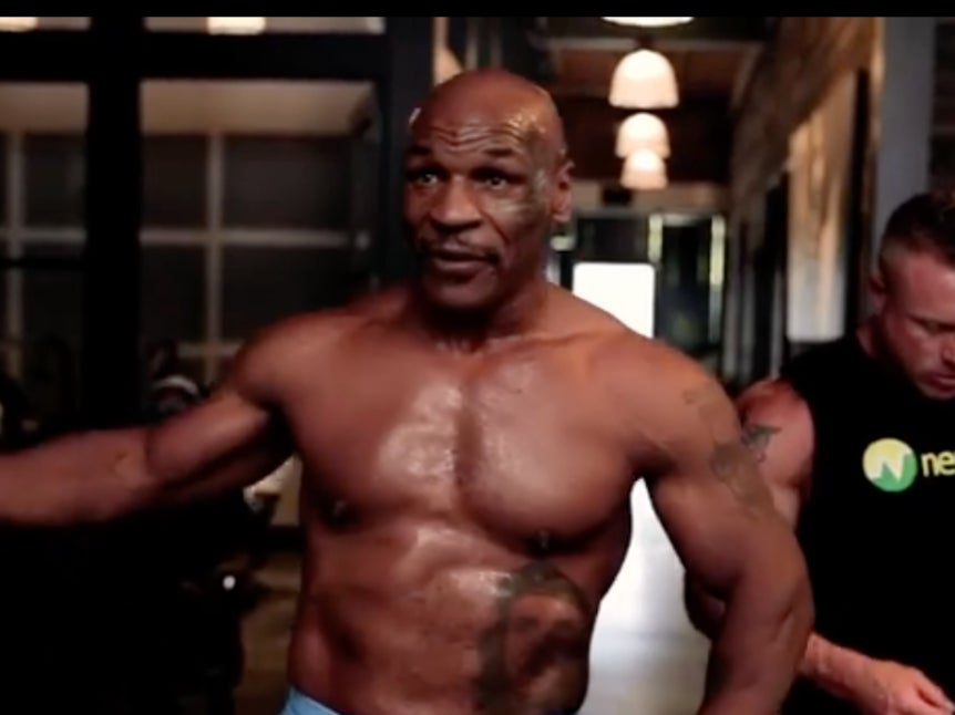 Mike Tyson has worked himself back into shape for this fight