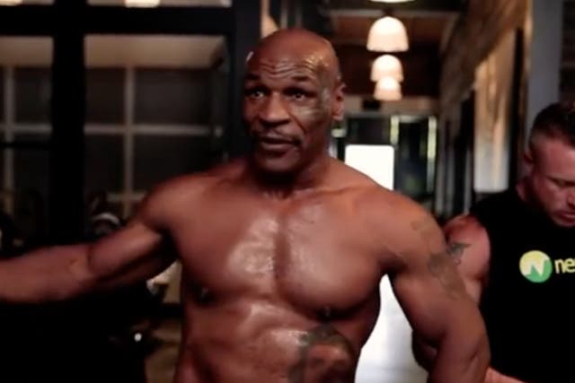 Mike Tyson has worked himself back into shape for this fight