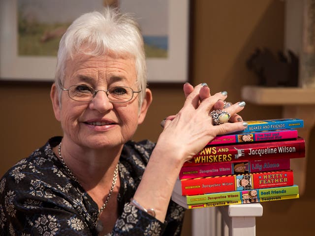 Children's author Jacqueline Wilson: 'When I was younger I was in a straight marriage, so I never really had to go through any kind of teasing' 