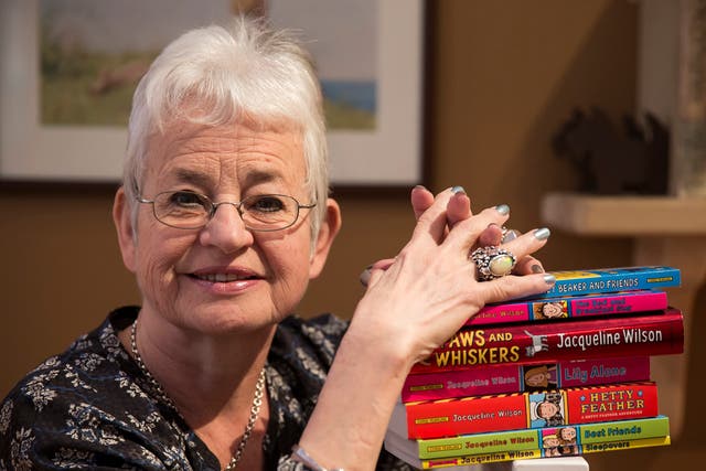 Children's author Jacqueline Wilson: 'When I was younger I was in a straight marriage, so I never really had to go through any kind of teasing' 