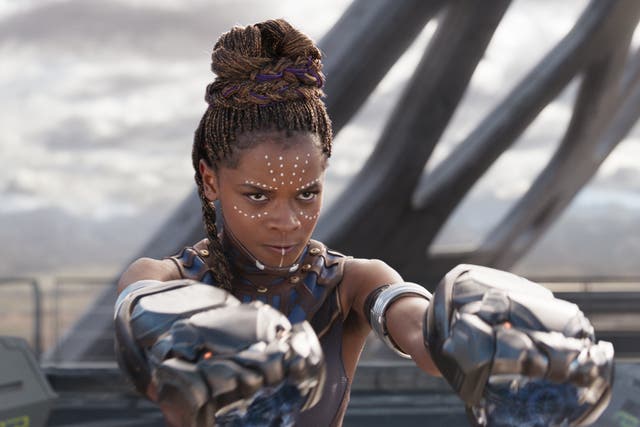 <p>Letitia Wright as Shuri in 'Black Panther' (2018)</p>