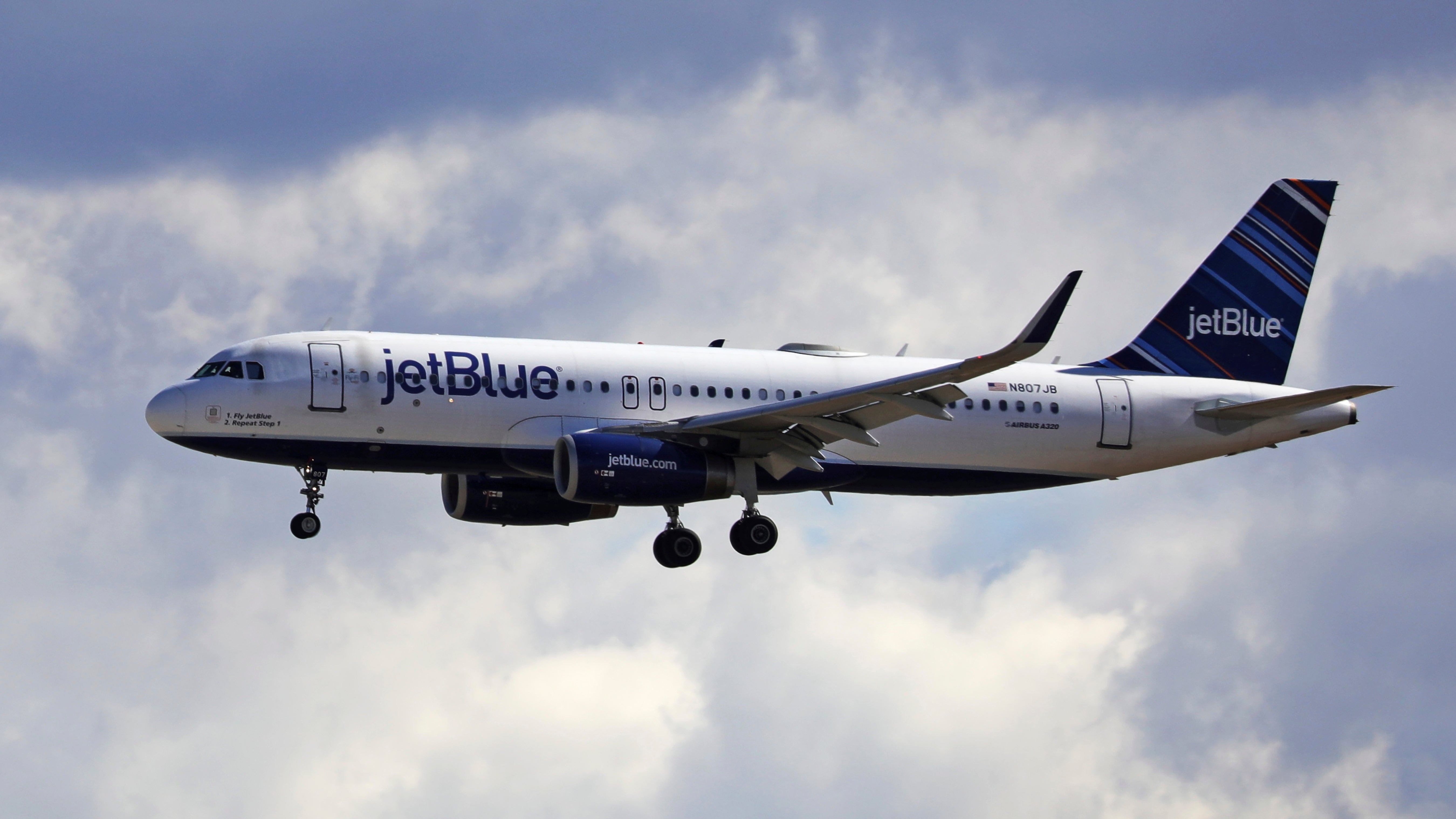 The incident occurred on a JetBlue flight