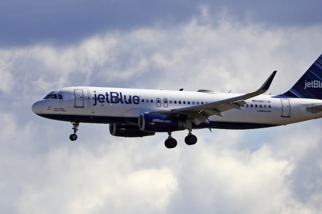 <p>The incident occurred on a JetBlue flight</p>