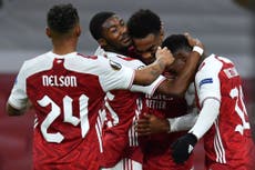 Pepe stunner helps Arsenal cruise past Irish in Europa League