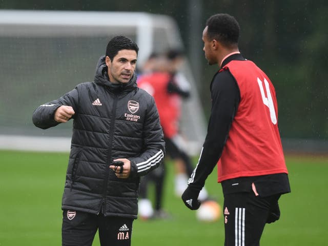 Arsenal manager Mikel Arteta