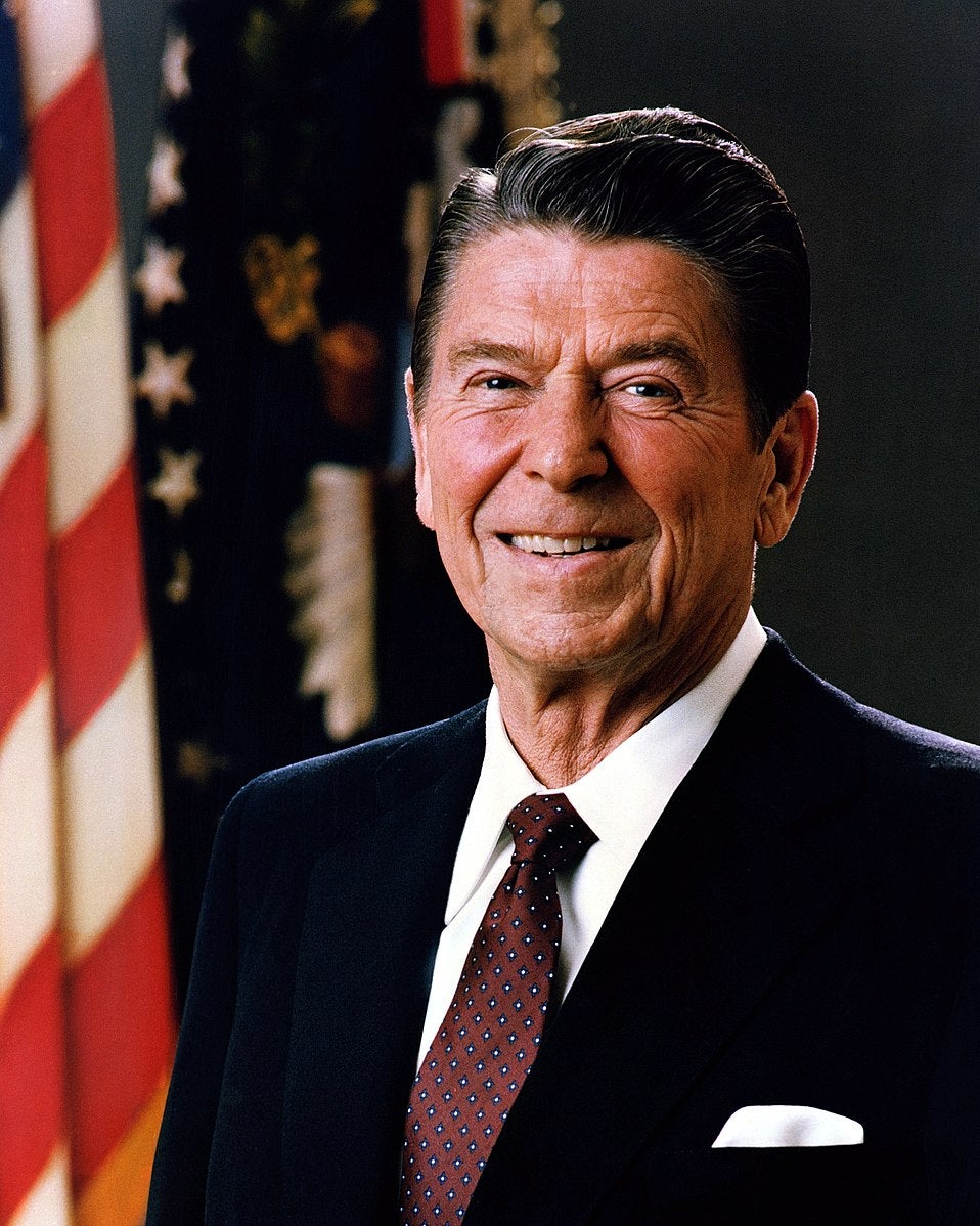 Former actor-turned president Ronald Reagan was a leftie