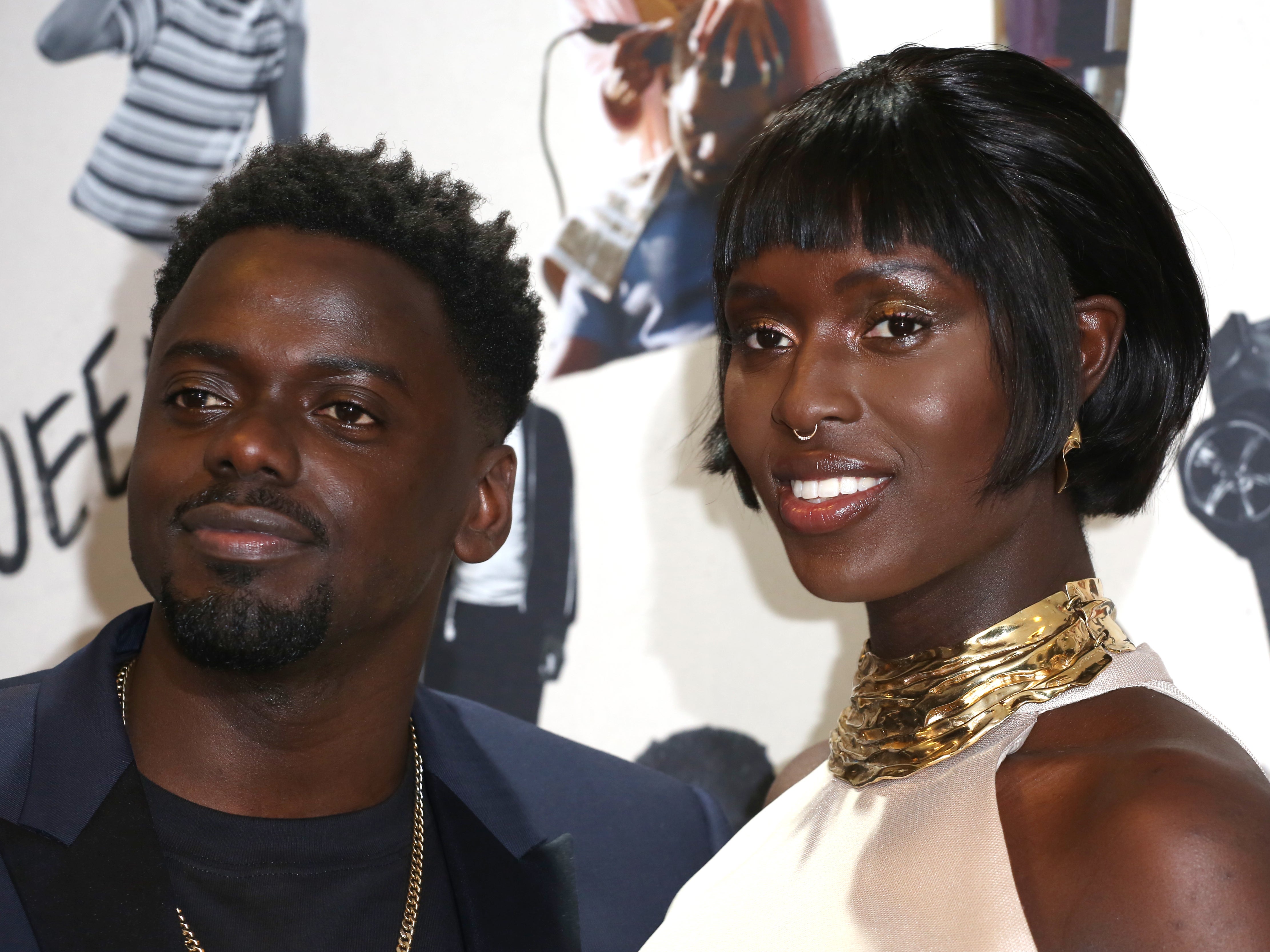 Turner-Smith with her ‘Queen &amp; Slim’ co-star Daniel Kaluuya