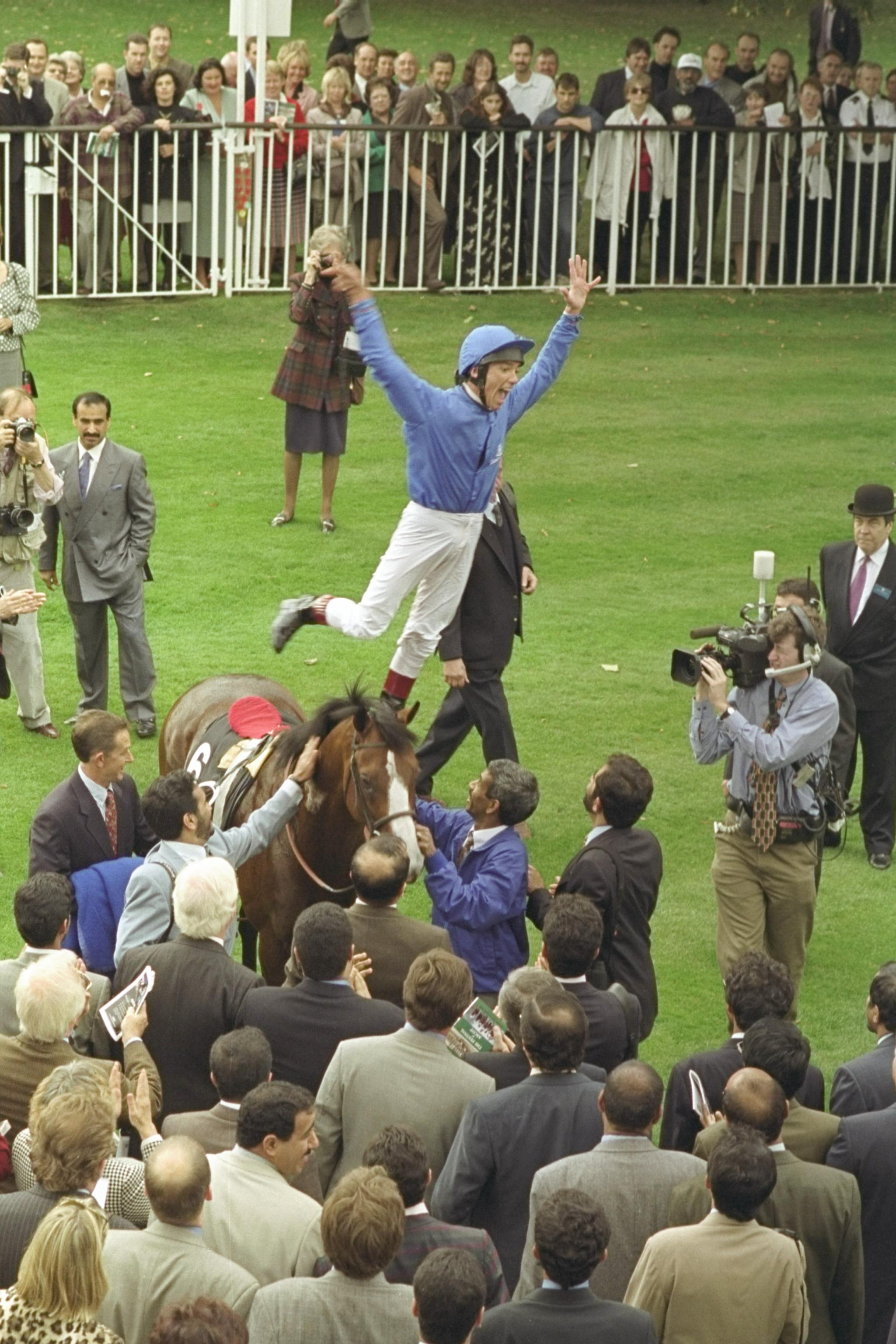 Frankie Dettori rode all seven winners on the card in a single day at Ascot in 1996