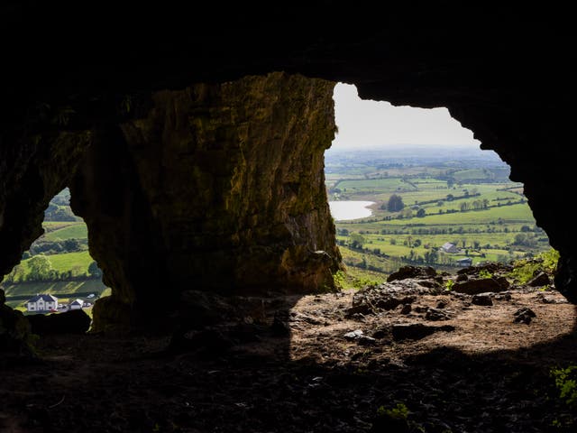 <p>The Keshcorran Mountain caves were seen as portals to the ‘otherworld'</p>