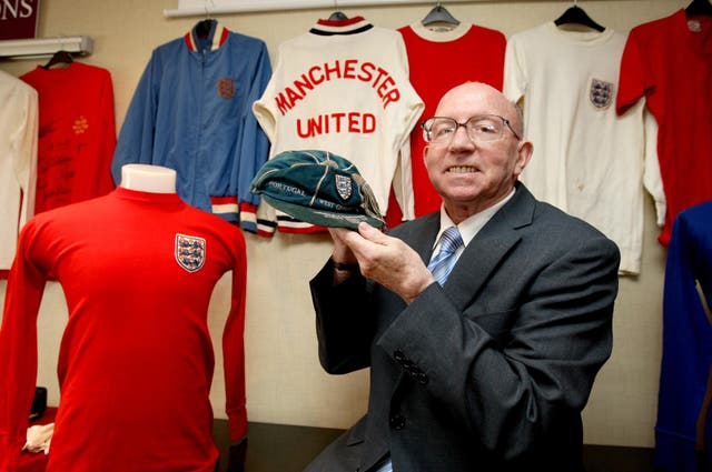 Nobby Stiles with his 1966 World Cup tournament cap