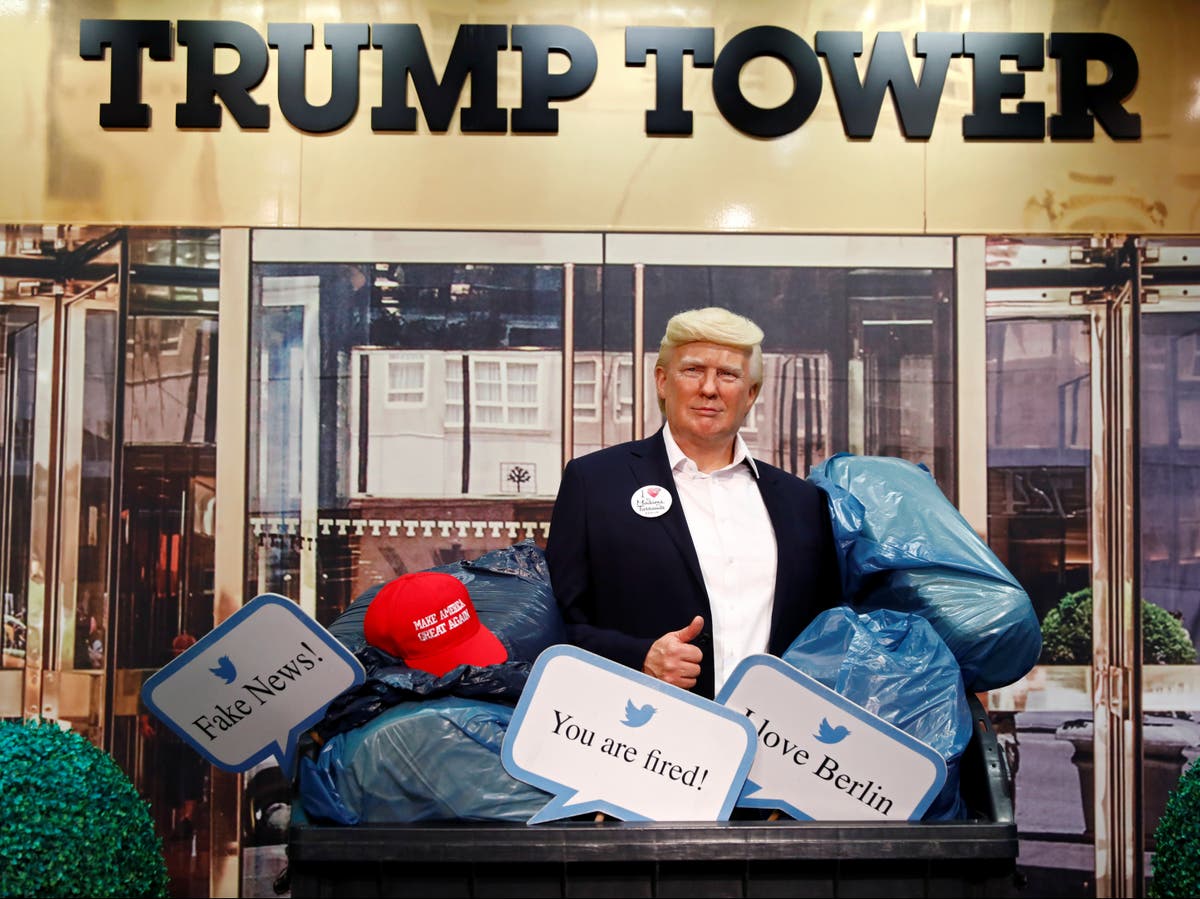 Berlin Madame Tussaud's puts its Donald Trump in a dumpster