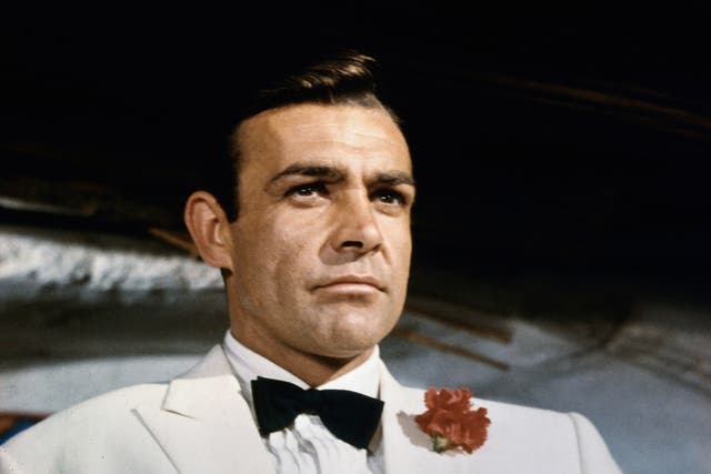 <p>Style and substance: as the secret agent in 1964’s ‘Goldfinger’</p>