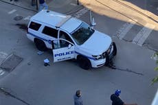 Two police officers shot in New Orleans ‘ambush’ by man in a pedicab