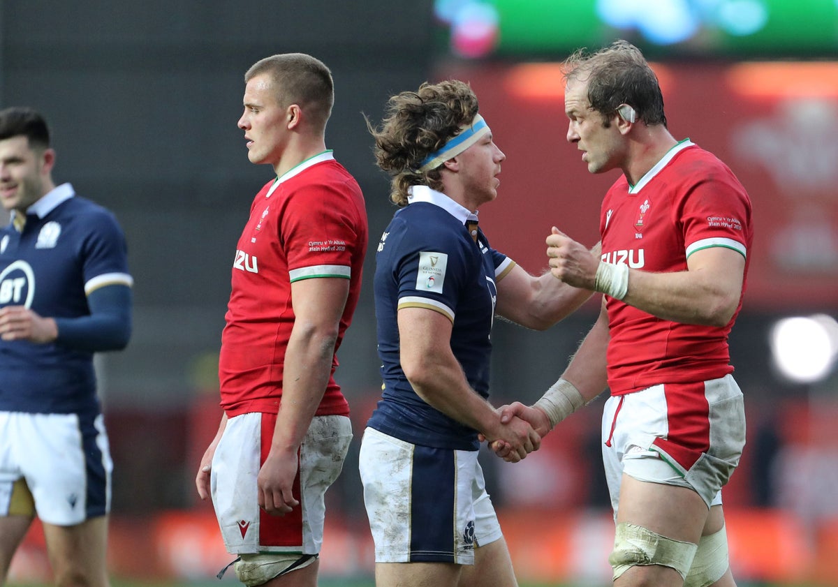 Wales Vs Scotland Player Ratings Jamie Ritchie And Hamish Watson Rain On Alun Wyn Jones S Parade The Independent