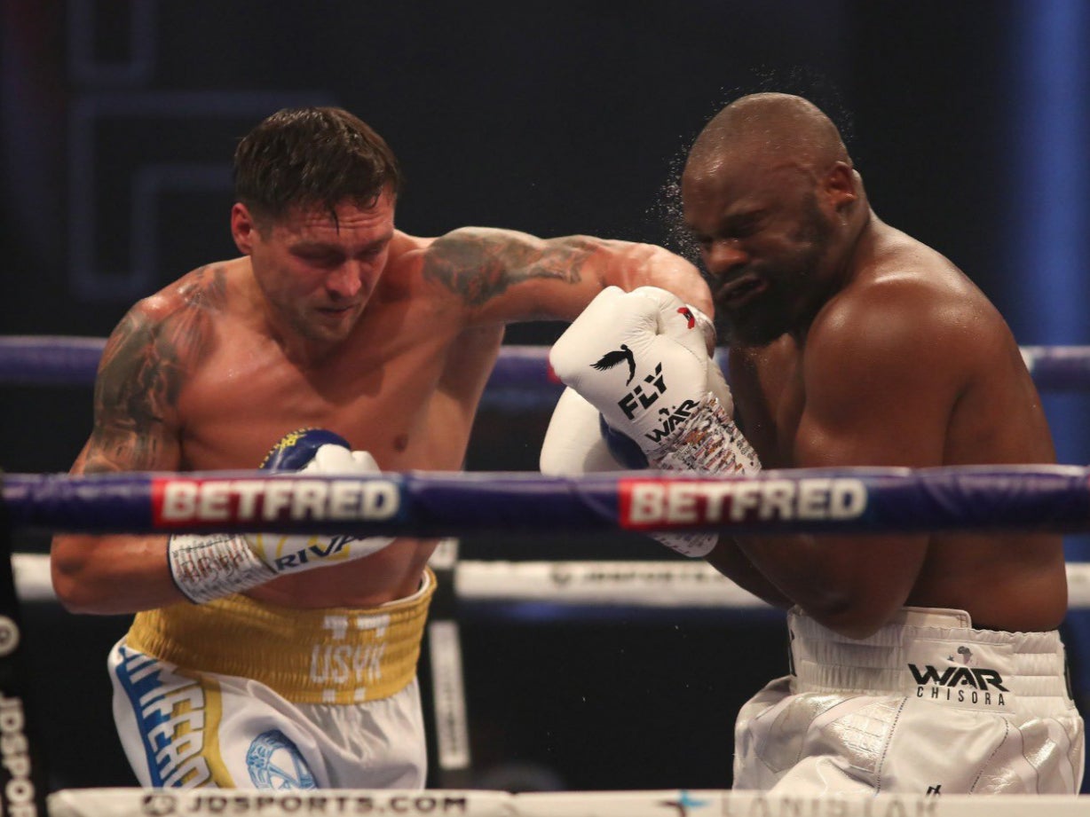 Usyk was pushed hard by Chisora