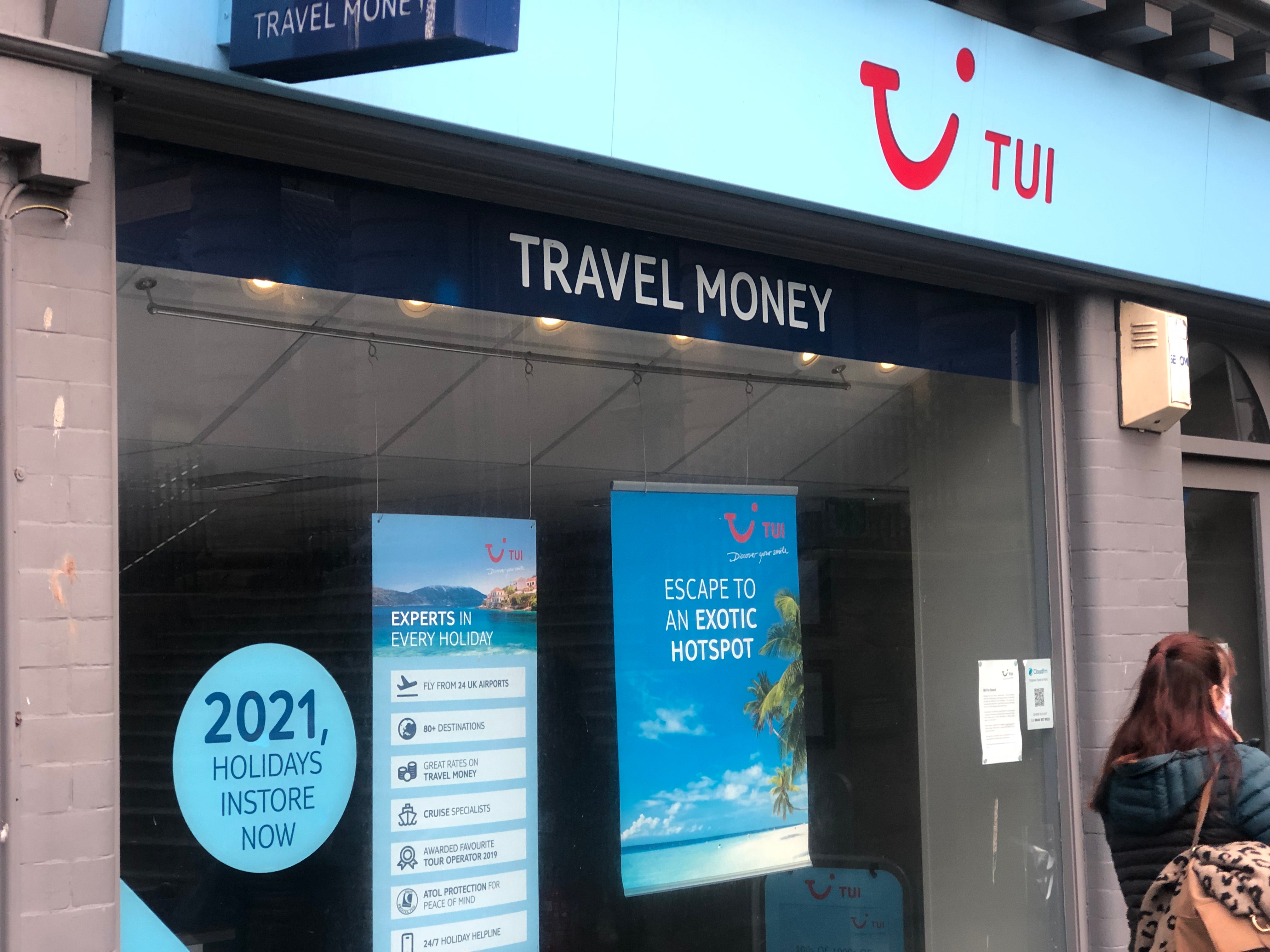 travel agency closed down 2021