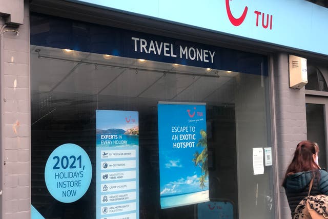 Going nowhere: a closed Tui travel agency in Berwick-upon-Tweed