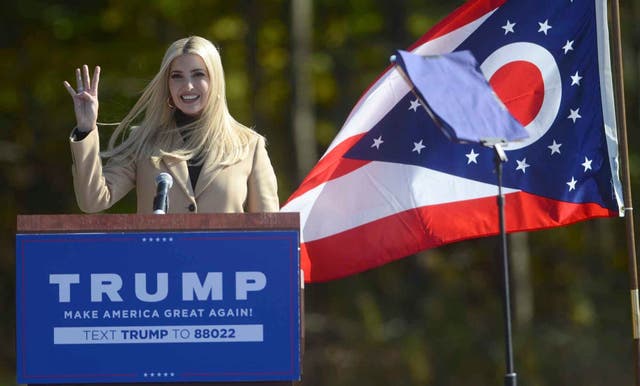 <p>La hija del presidente señaló que Estados Unidos ahora más que nunca necesita cuatro años más de "un guerrero" en la Casa Blanca.</p>