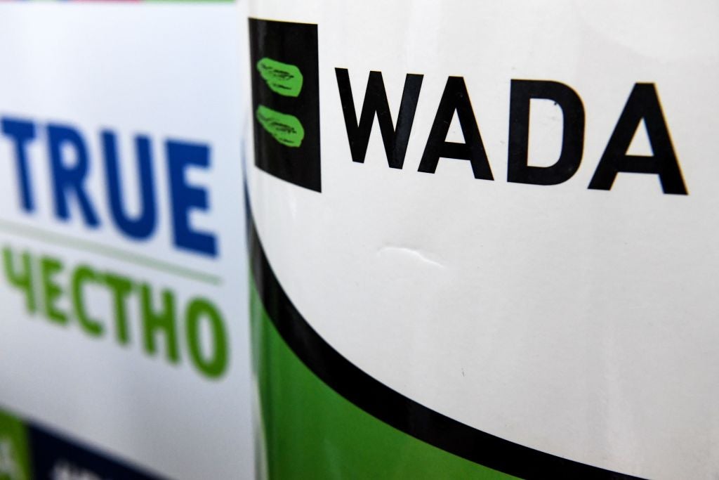 World Anti-Doping Agency or WADA logo