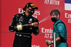 Hamilton closes in on record-equalling seventh F1 title 