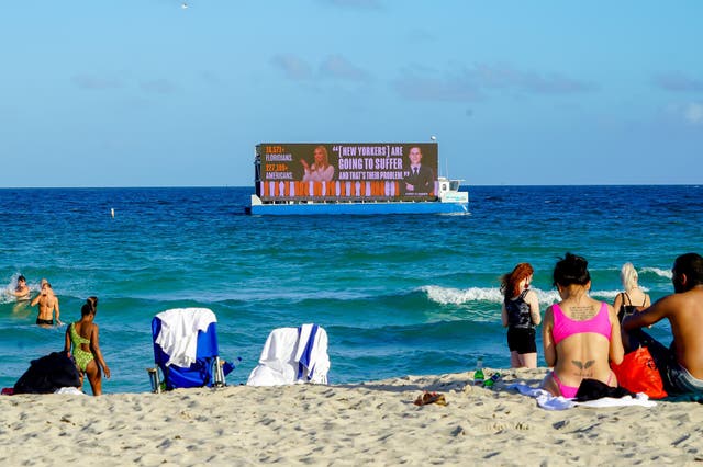 <p>The anti-Trump Republican PAC moved billboards that infuriated Ivanka Trump and Jared Kushner from Times Square in New York to Donald Trump’s Mar-a-Lago resort in Palm Beach, Florida</p>
