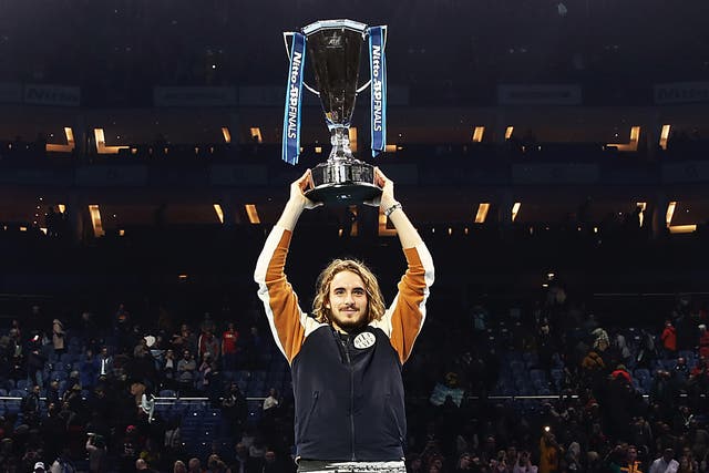 2019 ATP Finals winner Stefanos Tsitsipas