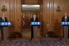 No 10 slaps down Gove over warning second lockdown could be extended