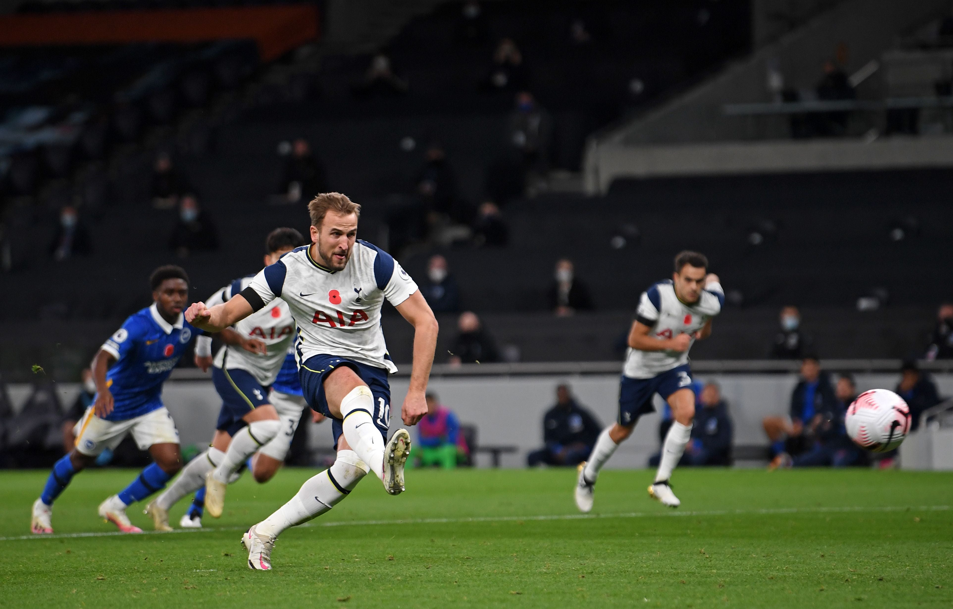 Harry Kane opened the scoring from the penalty spot