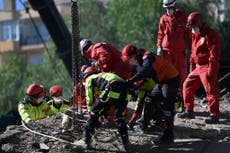 Two children rescued in Turkey after being trapped in rubble