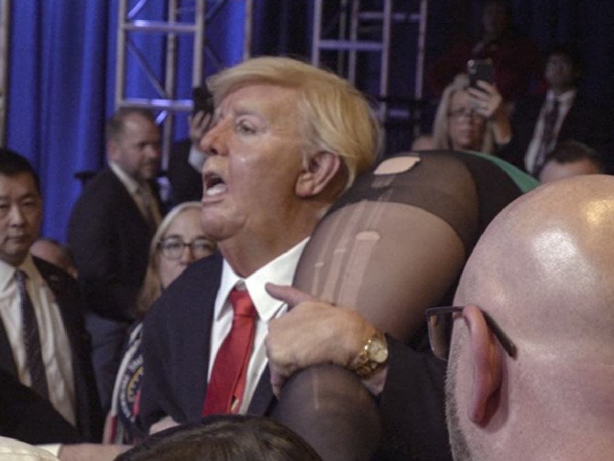 Borat 2: Sacha Baron Cohen was nearly caught out while dressed as Trump at conservative event