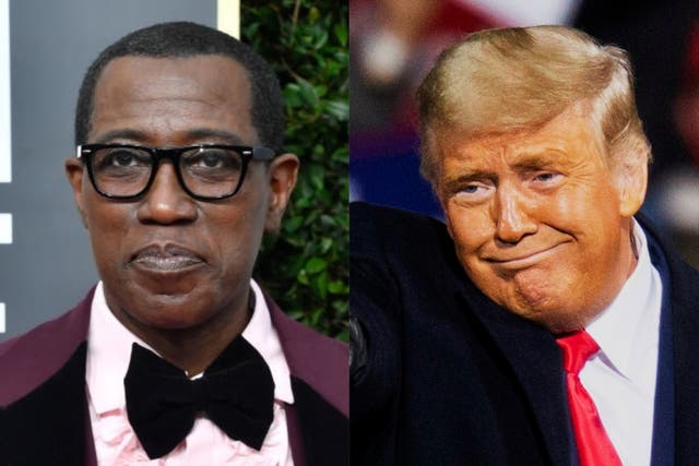 Wesley Snipes and Donald Trump
