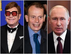 Elton John gave Andrew Marr a Donna Summer album to give to Putin