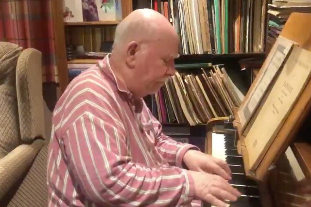 A clip of Paul Harvey playing the piano went viral