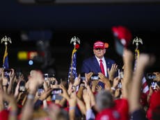  Trump rallies led to more than 700 Covid deaths, study says