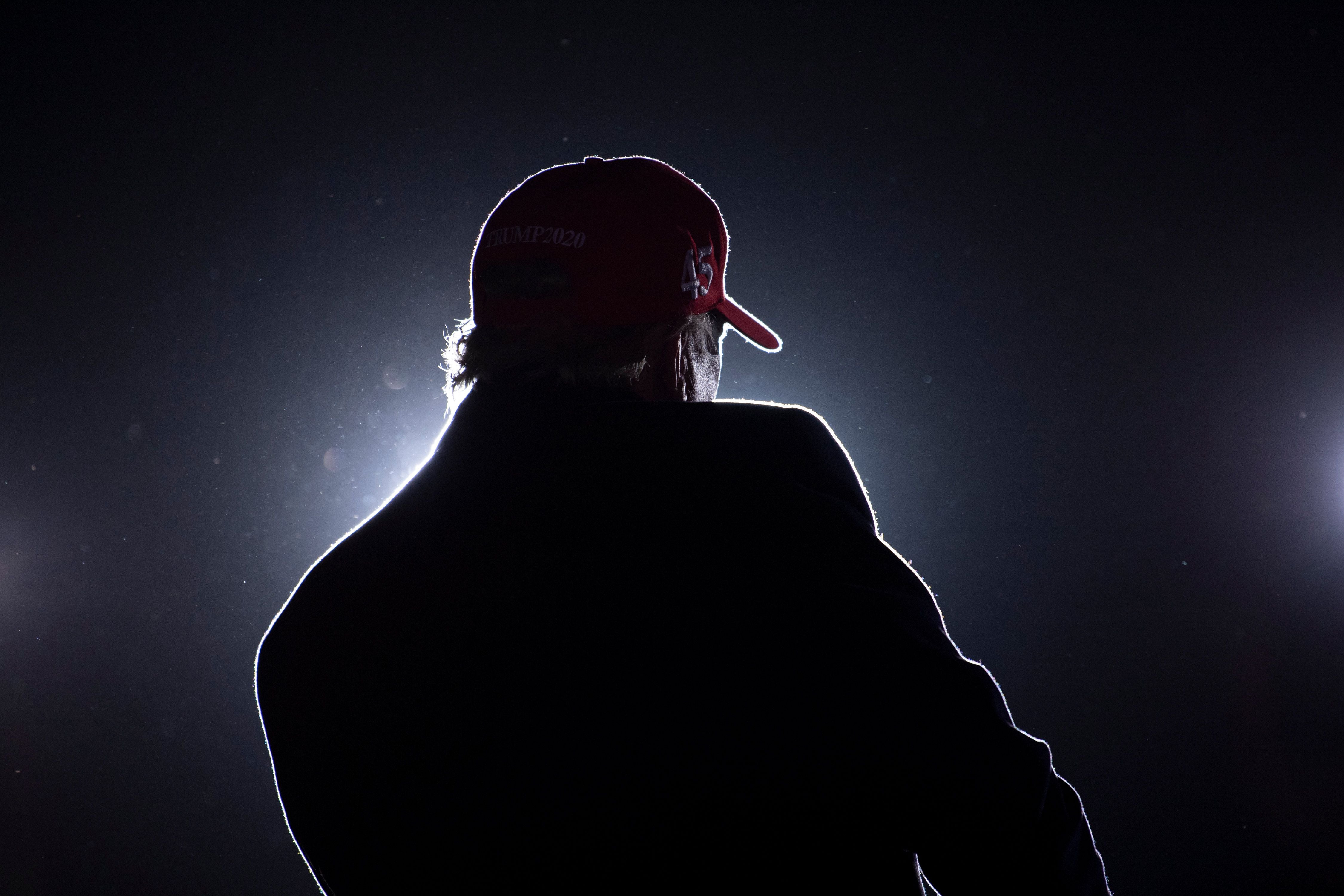 Donald Trump addresses devotees in Kenosha, Wisconsin