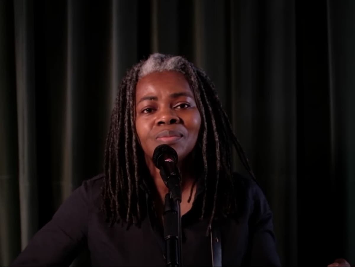 Tracy Chapman makes rare TV appearance as she urges Americans to vote in US election