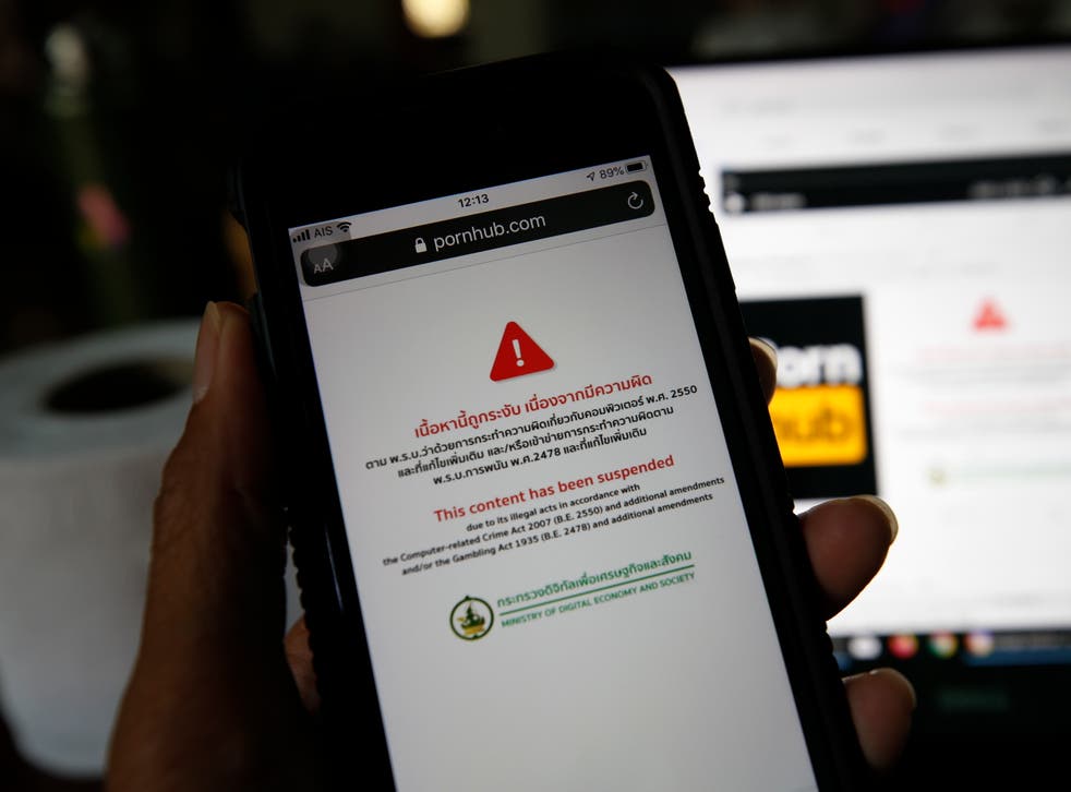 Pornhub is being blocked from access in Thailand
