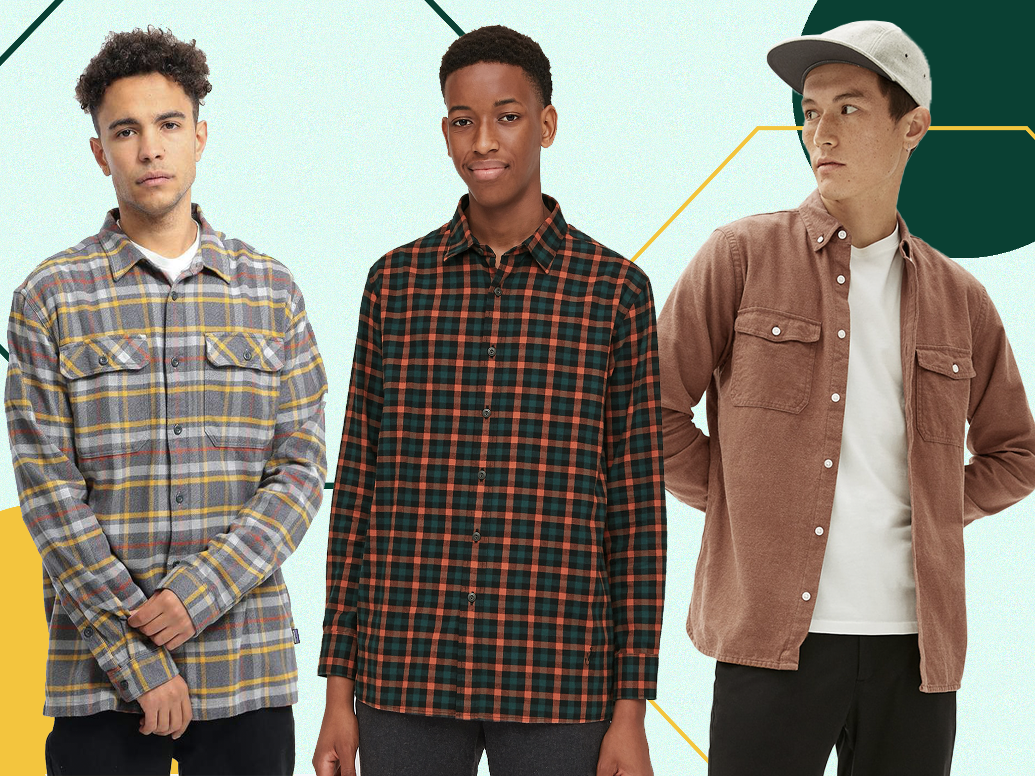 best fitting flannel shirts